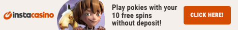 InstaCasino is Offering 10 Free Spins to all New Players who sign up.