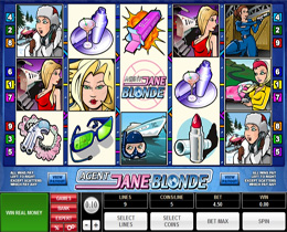 Agent Jane Blonde Slot Screenshot